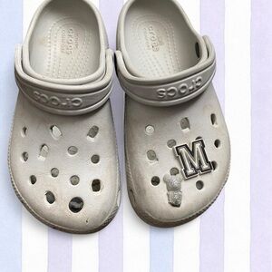 LAST CHANCE CROCS Kids Classic Clog - Light Gray kids size 12